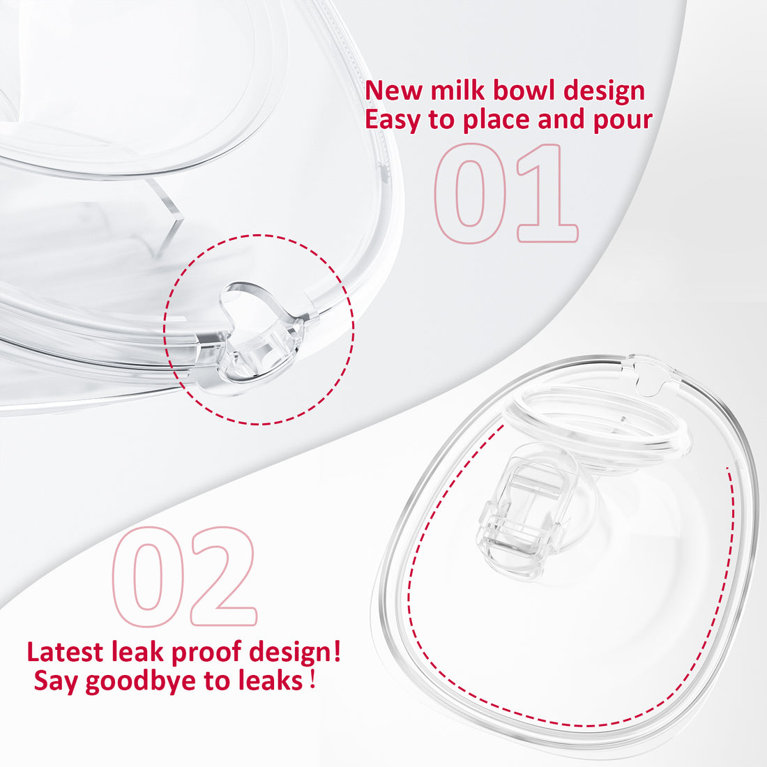 Horigen D6 PINK Electric Hands Free Breast Pump
