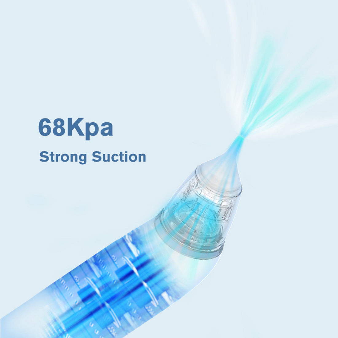 Horigen Baby Nasal Aspirator, 68kPa Electric Nose Sucker with Music & Light, Portable for Newborns