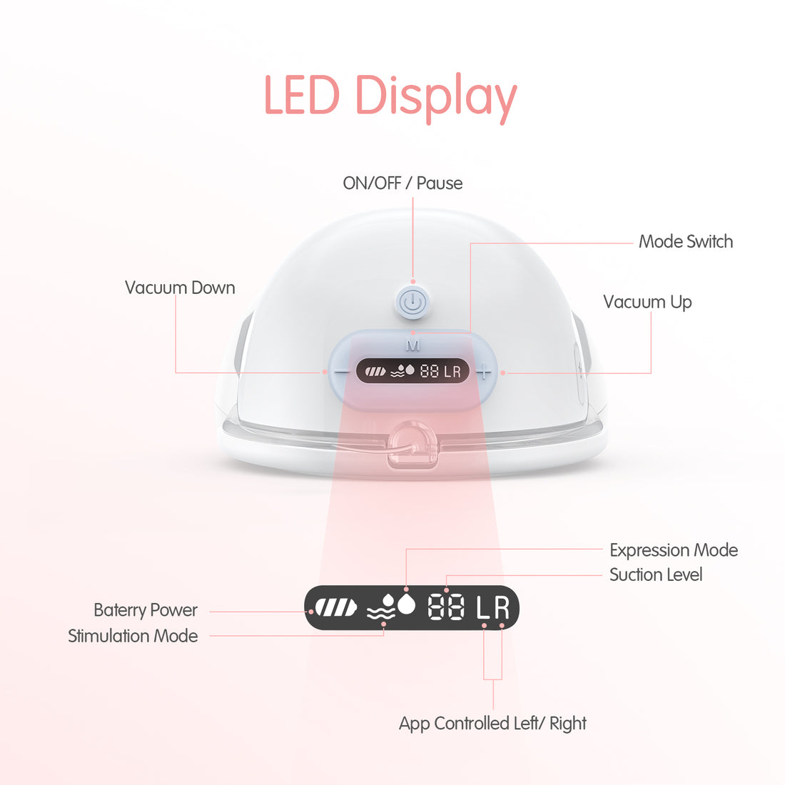 App Control Electric Breast Pump Wearable XN/MD-6602A