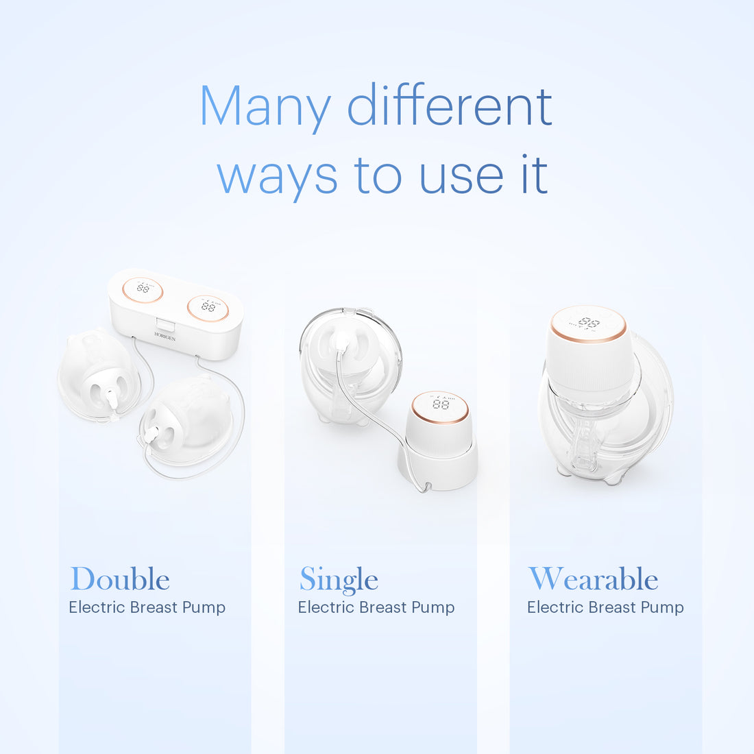 Multiple Usage Ways Electric WearableBreast pump XN/MS-6603A