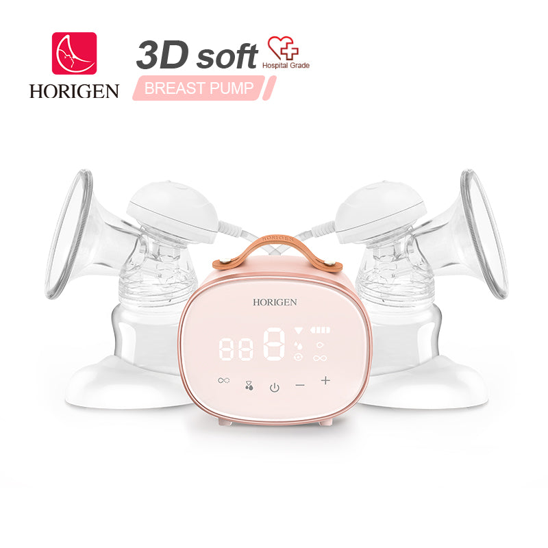 Horigen 2238A Hospital Grade LCD Design 3 Modes Alternately Sides Working Capable 3D Dual Electric Breast Pump