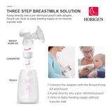 Horigen 2242A LCD Design 3 Modes 9 Vacuum Levels 5 Speed Types Dual Electric Breast Pump