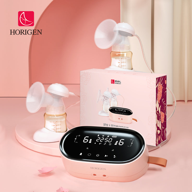 Horigen 2250A Hospital Grade 2 Motors Independently Control Capable 3 Modes 9 Vacuum Levels 3 Speed Types Gentle Pumping 3D Dual Breast Pump